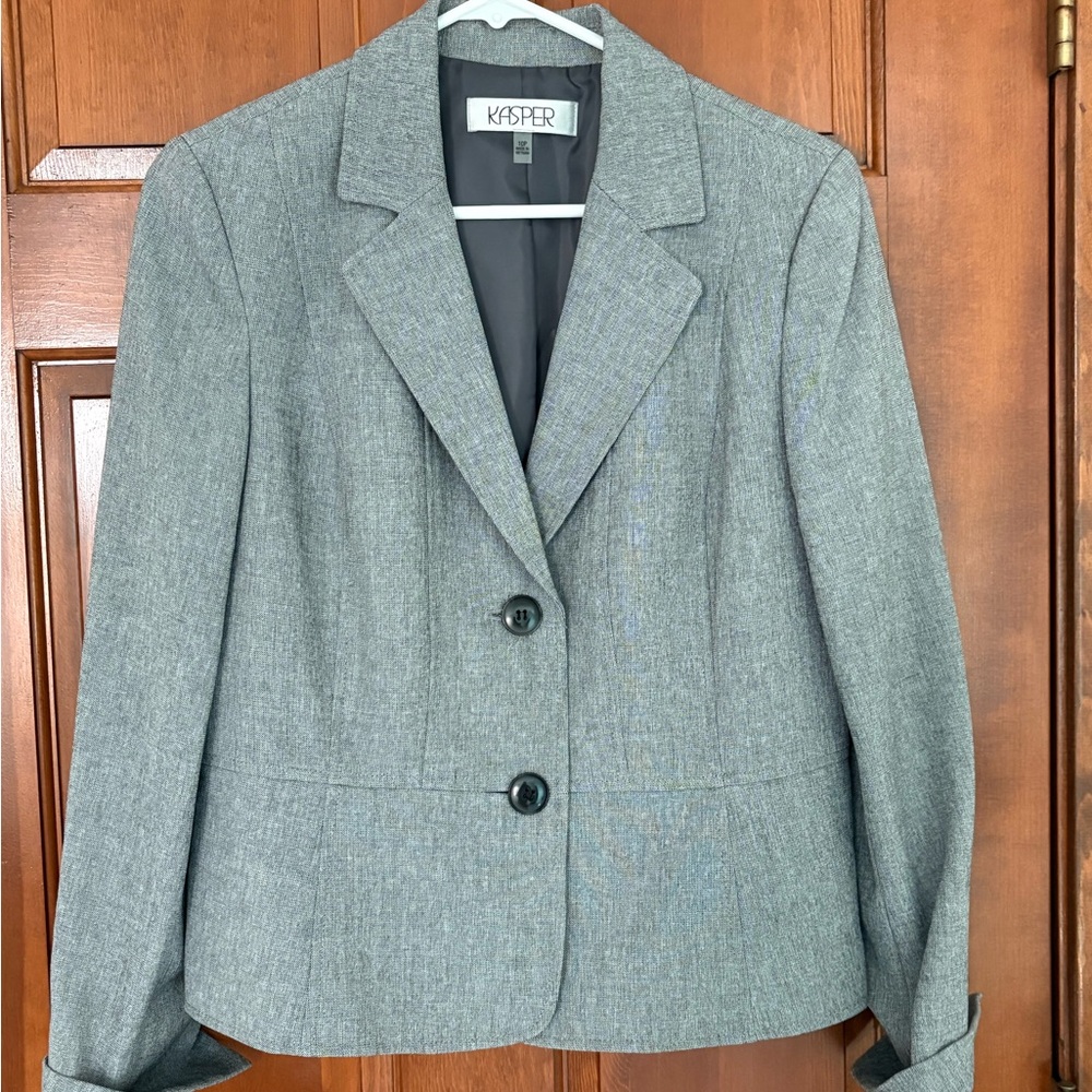 Kasper Classic Gray Suit Jacket